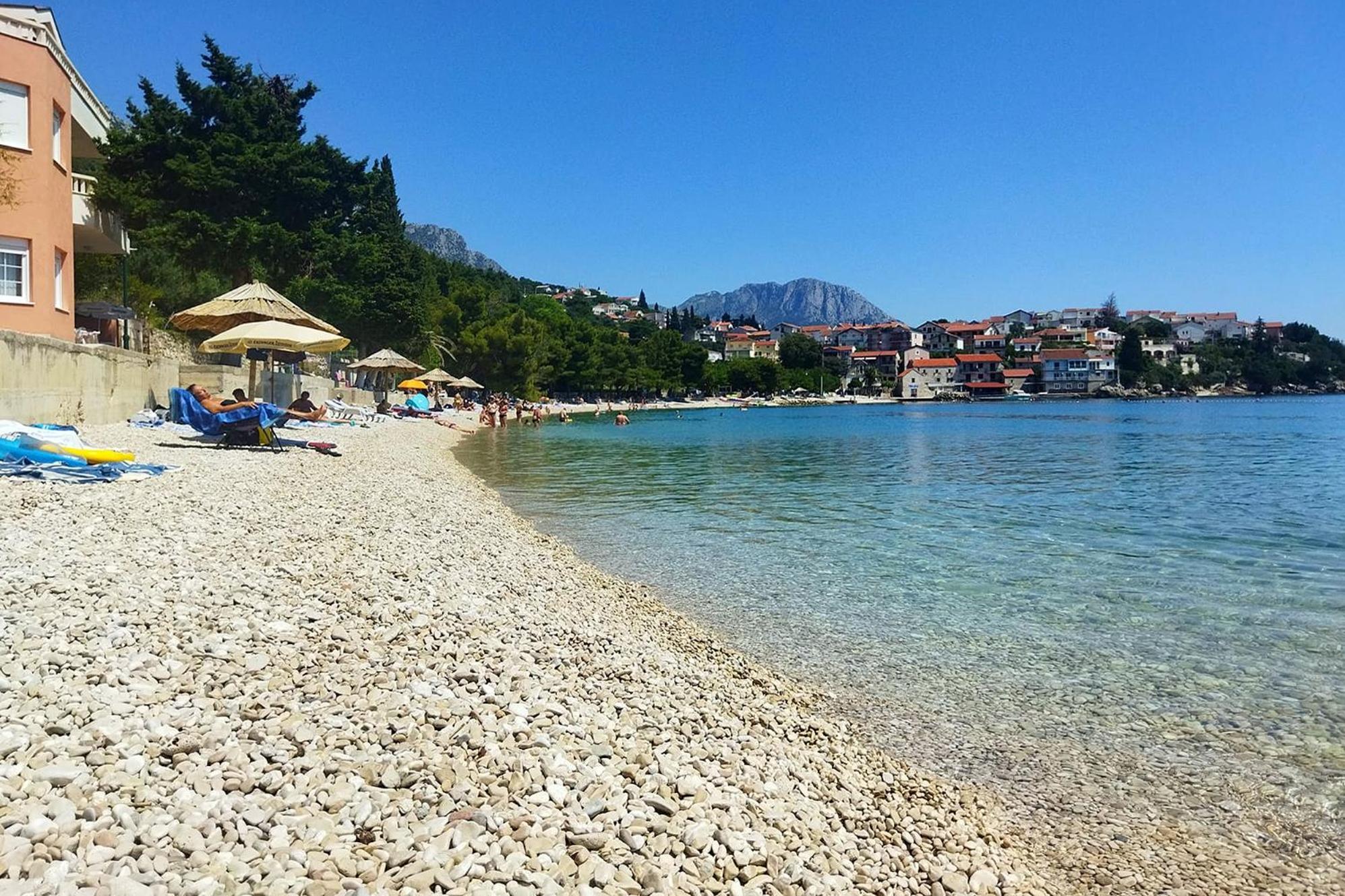 Apartments with a parking space Podaca, Makarska - 6050 Bagian luar foto